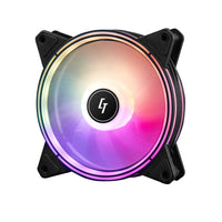 Chieftec NF-1225RGB Computer Cooling System Computer Case Fan 12 cm Black 1 pc(s)