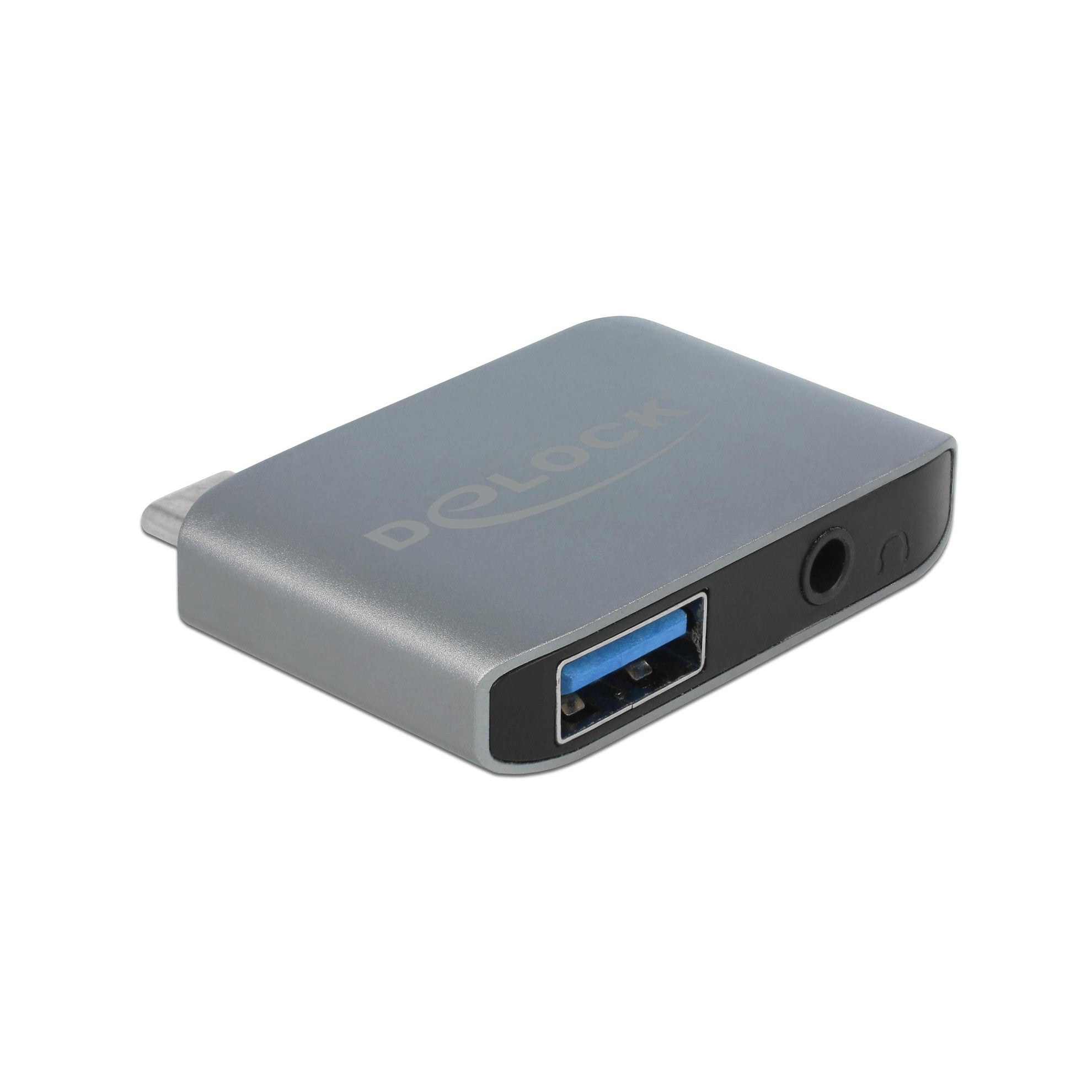 Delock USB-C Soundadapter, 3.5mm, USB-A 3.0