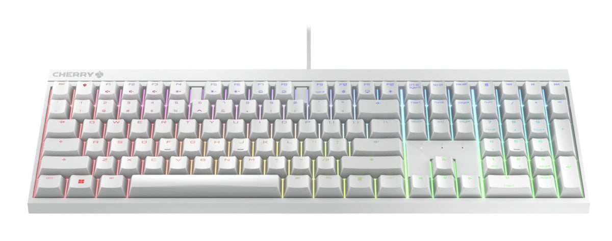 CHERRY MX 2.0S Tastatur Gaming USB QWERTZ Deutsch Weiß