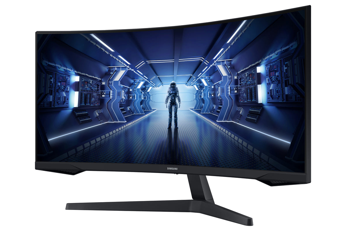 Samsung G55T Computerbildschirm 86,4 cm (34") 3440 x 1440 Pixel UltraWide Quad HD LED Schwarz