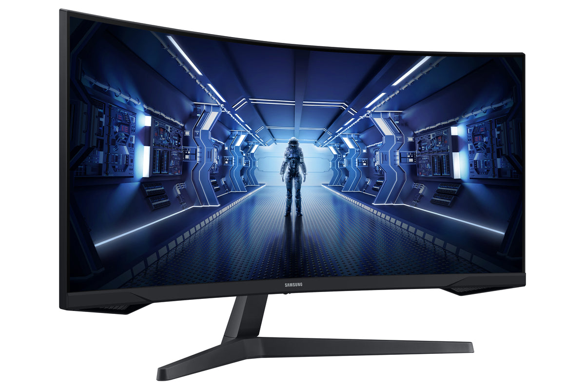 Samsung G55T Computerbildschirm 86,4 cm (34") 3440 x 1440 Pixel UltraWide Quad HD LED Schwarz