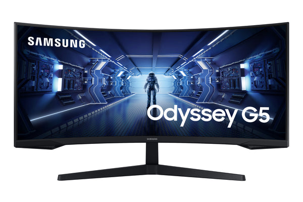Samsung G55T Computerbildschirm 86,4 cm (34") 3440 x 1440 Pixel UltraWide Quad HD LED Schwarz