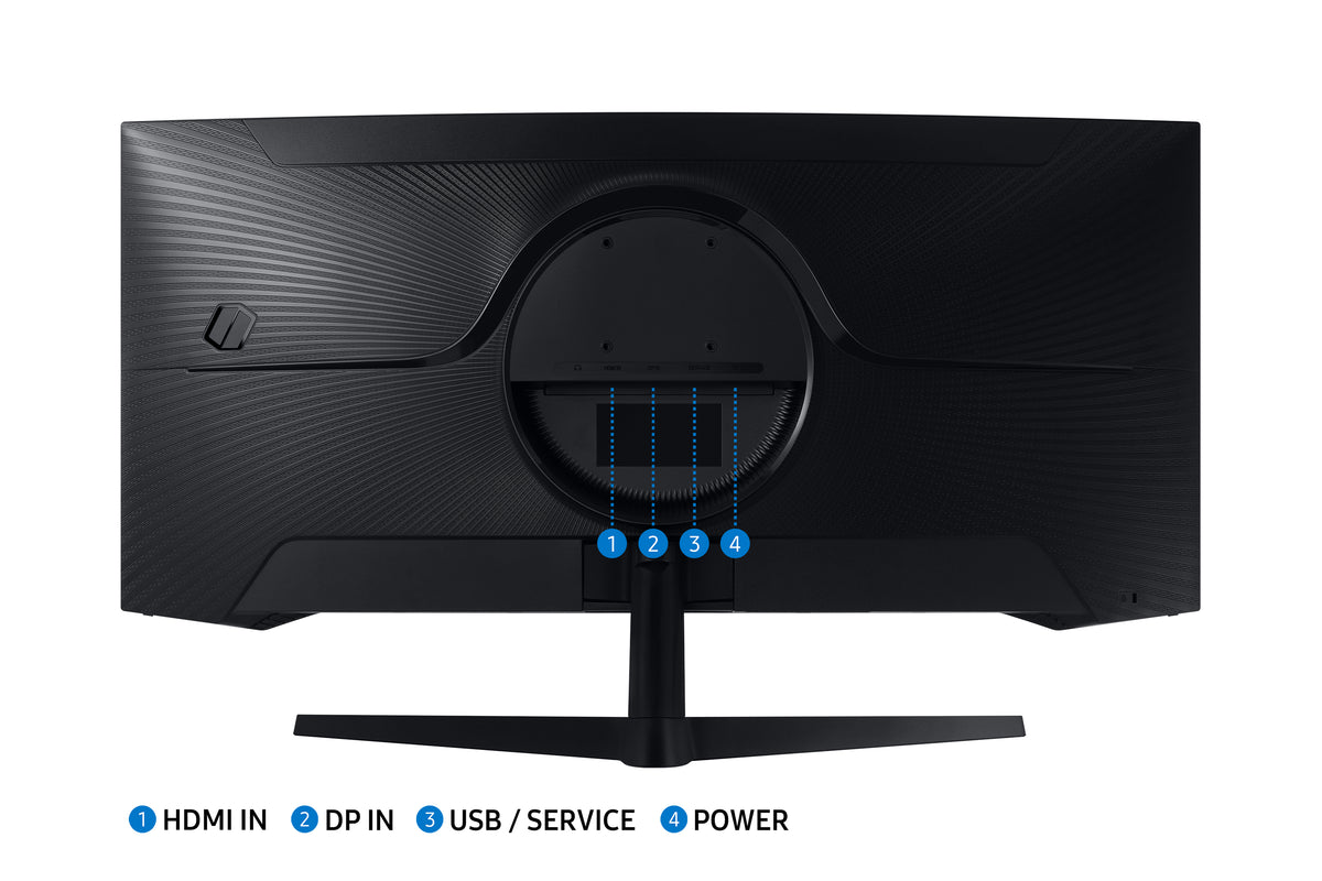 Samsung G55T Computerbildschirm 86,4 cm (34") 3440 x 1440 Pixel UltraWide Quad HD LED Schwarz