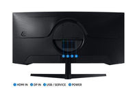 Samsung G55T Computerbildschirm 86,4 cm (34") 3440 x 1440 Pixel UltraWide Quad HD LED Schwarz