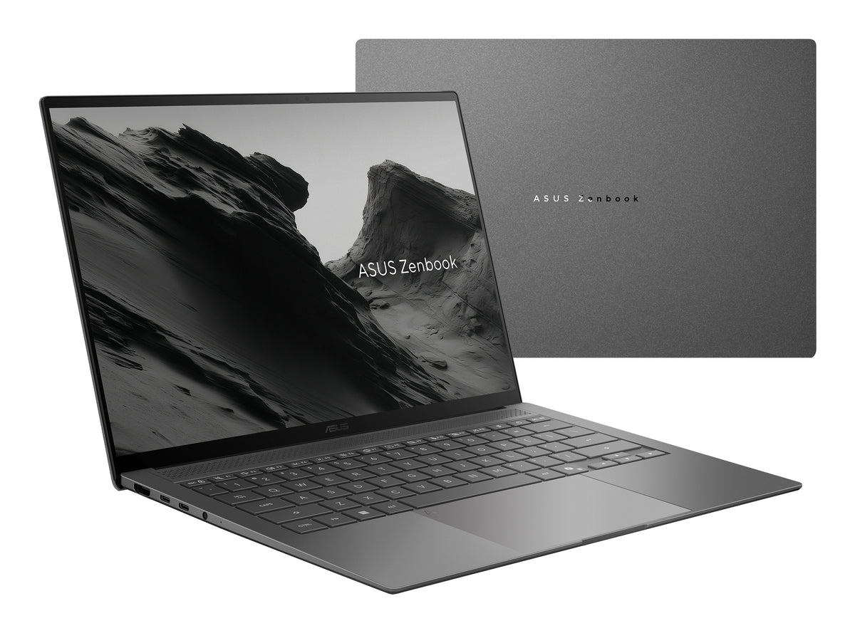 ASUS Zenbook S14 UM5406GA-SU152W AMD Ryzen AI 7 445 Laptop 35,6 cm (14") Touchscreen 3K 32 GB LPDDR5x-SDRAM 1 TB SSD Wi-Fi 7 (802.11be) Windows 11 Home Grau