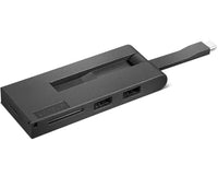 Lenovo 4XH1C12753 laptop-dockingstation & portreplikator Kabelgebunden USB 3.2 Gen 1 (3.1 Gen 1) Type-C Schwarz