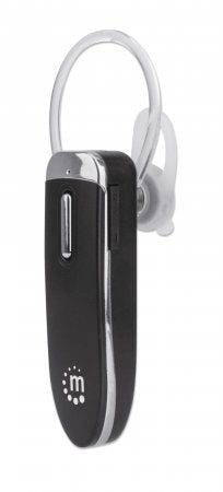Manhattan Bluetooth-Headset, Bluetooth 4.0 + EDR, In-Ear Design, omnidirektionales Mikrofon, integrierte Bedienelemente, schwarz