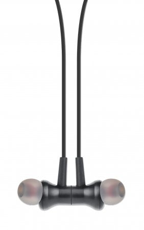 Manhattan Sound Science In-Ear Bluetooth-Sportheadset mit Nackenbügel, Bluetooth 5.0 + EDR, In-Ear-Design, omnidirektionales Mikrofon, integrierte Bedienelemente, schwarz