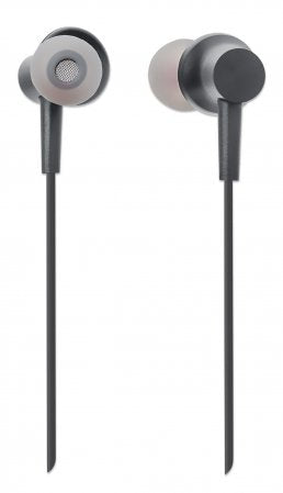Manhattan Sound Science In-Ear Bluetooth-Sportheadset mit Nackenbügel, Bluetooth 5.0 + EDR, In-Ear-Design, omnidirektionales Mikrofon, integrierte Bedienelemente, schwarz