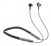 Manhattan Sound Science In-Ear Bluetooth-Sportheadset mit Nackenbügel, Bluetooth 5.0 + EDR, In-Ear-Design, omnidirektionales Mikrofon, integrierte Bedienelemente, schwarz