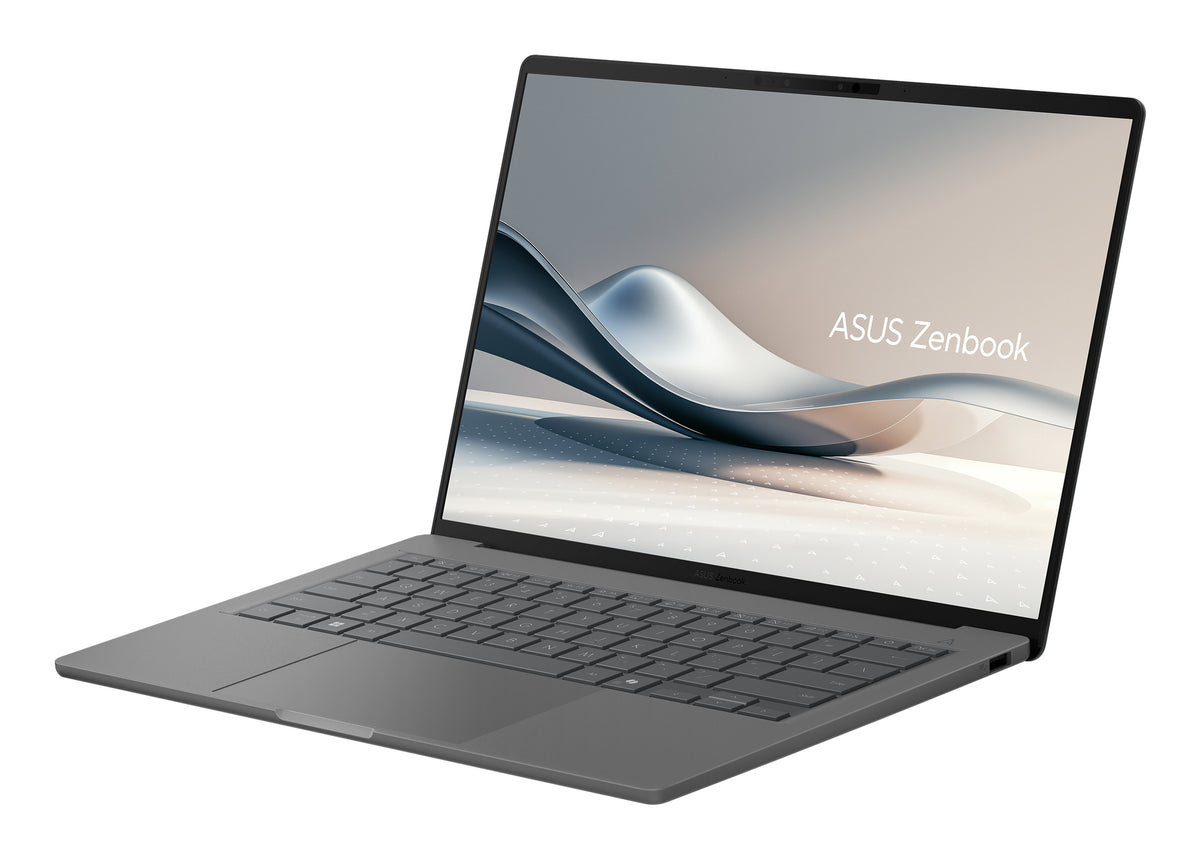 ASUS Zenbook A14 UX3407NA-QD045W Snapdragon X2E-88-100 Laptop 35,6 cm (14") WUXGA 32 GB LPDDR5x-SDRAM 1 TB SSD Wi-Fi 7 (802.11be) Windows 11 Home Grau