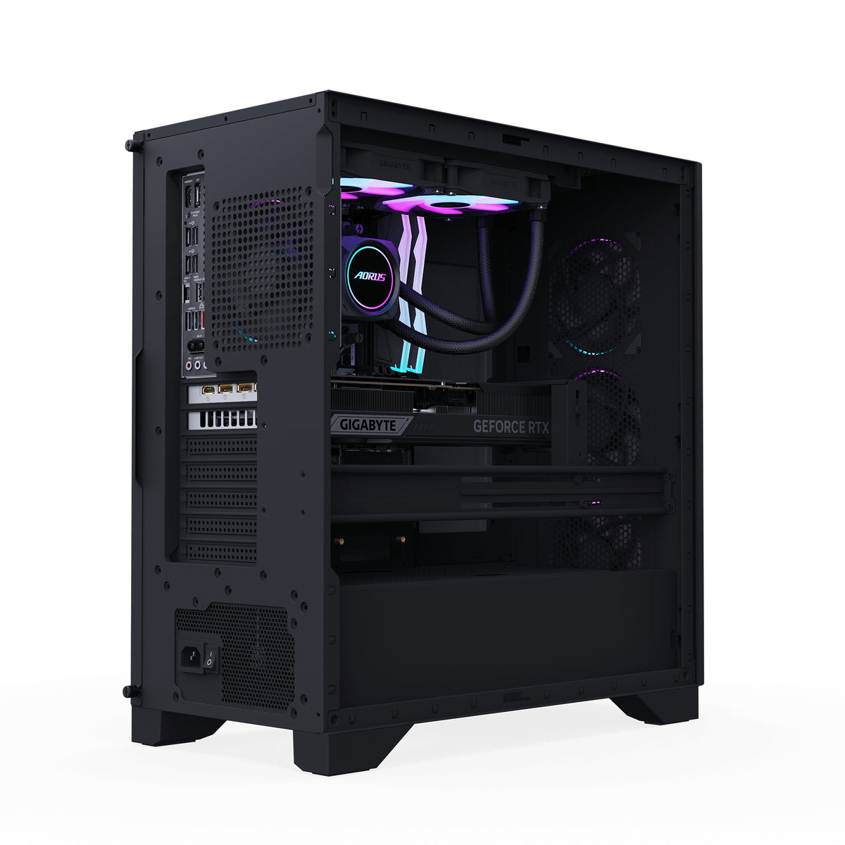 GIGABYTE AORUS PRIME 5 Gaming Desktop PC - AMD Ryzen 7 9800X3D, RTX 5070 Ti 16G, 32GB DDR5-SDRAM, 2000GB SSD, Windows 11 Home
