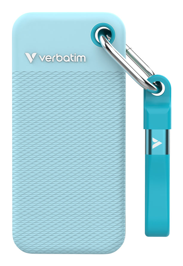 Verbatim Pocket SSD 1 TB USB Typ-C 3.2 Gen 2 (3.1 Gen 2) Blau