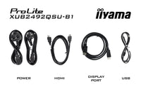iiyama ProLite XUB2492QSU-B1 Computerbildschirm 60,5 cm (23.8") 2560 x 1440 Pixel Quad HD LED Schwarz