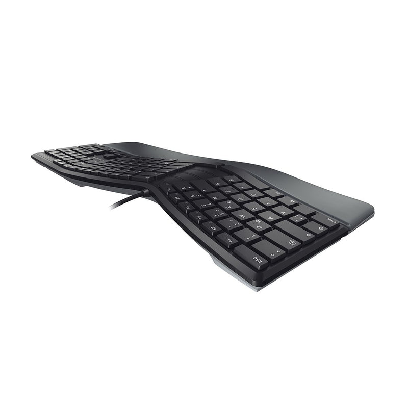 CHERRY KC 4500 ERGO Tastatur Universal USB QWERTY US Englisch Schwarz