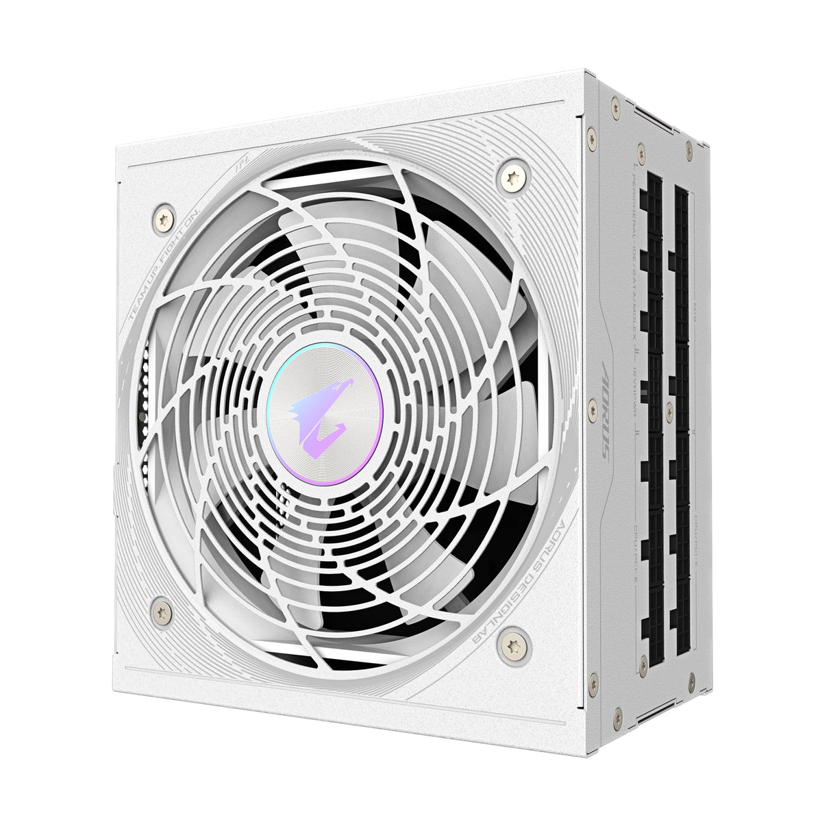 GIGABYTE AORUS ELITE P1000W ICE Netzteil - PCIe 5.0, 80 PLUS Platinum, Vollmodulares Design, 120mm Lüfter, ATX 3.0-kompatibel, EU-Stecker