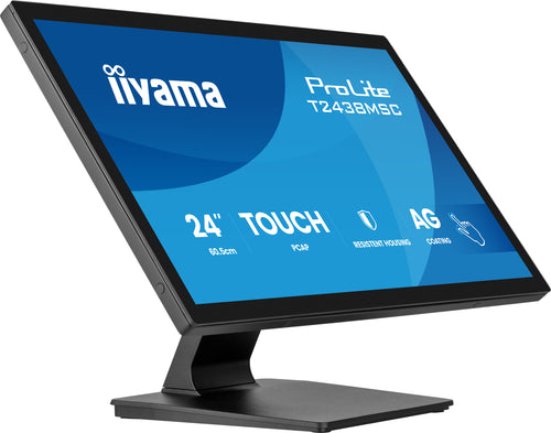 iiyama ProLite T2438MSC-B2 Computerbildschirm 60,5 cm (23.8") 1920 x 1080 Pixel Full HD LED Touchscreen Schwarz