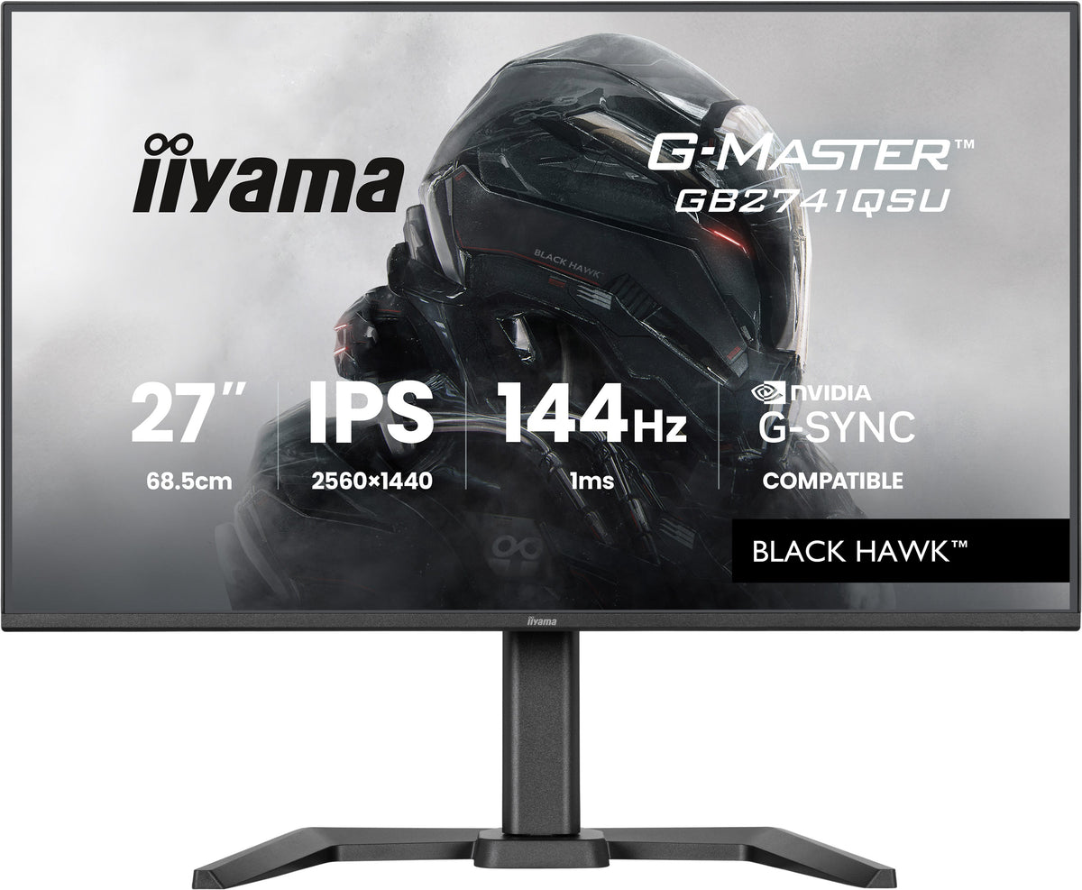 iiyama G-MASTER GB2741QSU-B1 Computerbildschirm 68,6 cm (27") 2560 x 1440 Pixel 4K Ultra HD LED Schwarz