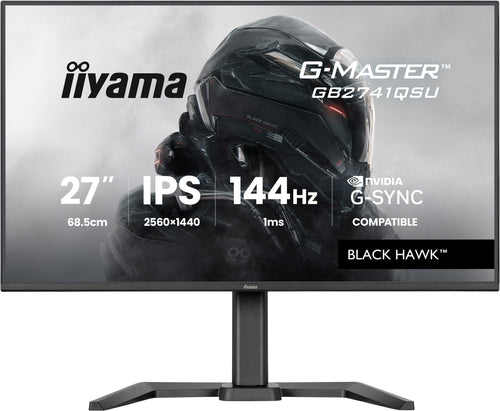 iiyama G-MASTER GB2741QSU-B1 Computerbildschirm 68,6 cm (27") 2560 x 1440 Pixel 4K Ultra HD LED Schwarz