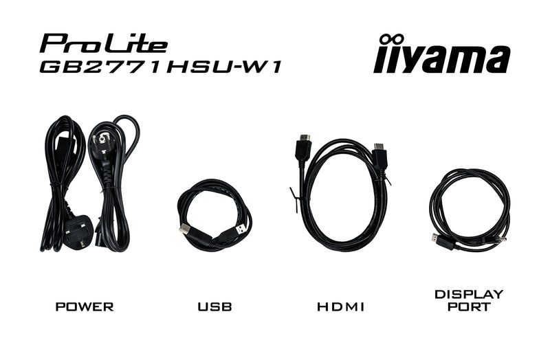 iiyama G-MASTER GB2771HSU-W1 Computerbildschirm 68,6 cm (27") 1920 x 1080 Pixel Full HD LCD Weiß