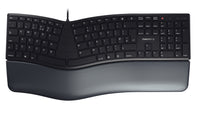 CHERRY KC 4500 ERGO Tastatur Universal USB QWERTY UK Englisch Schwarz