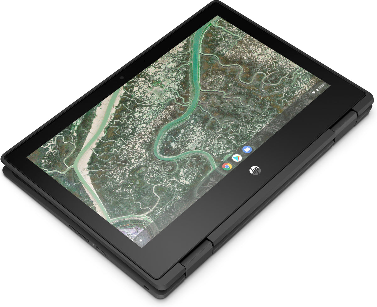 HP Chromebook x360 11MK G3 MediaTek MT8183 29,5 cm (11.6") Touchscreen HD 4 GB LPDDR4x-SDRAM 64 GB eMMC Wi-Fi 5 (802.11ac) ChromeOS Schwarz