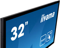 iiyama ProLite TF3215MC-B2 Computerbildschirm 80 cm (31.5") 1920 x 1080 Pixel Full HD LED Touchscreen Kiosk Schwarz