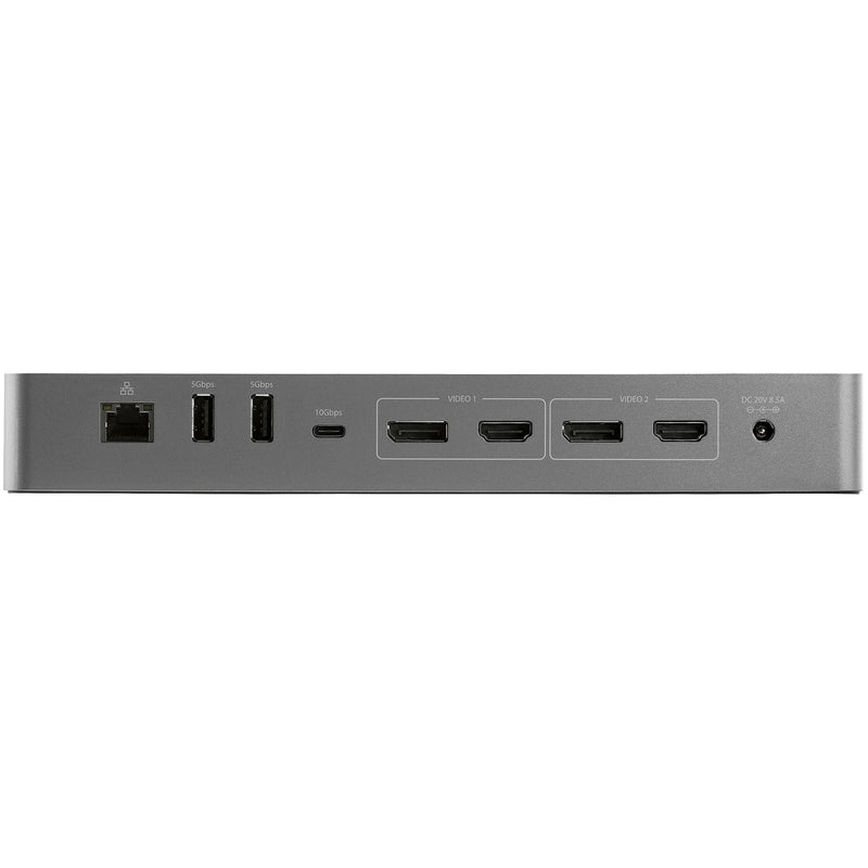 StarTech.com Thunderbolt 3 Dock mit USB-C Host-Kompatibilität - Dual 4K 60Hz DisplayPort 1.4 oder Dual HDMI Monitore - Single 8K - TB3/USB-C Laptop Docking Station - 96W PD, 5xUSB - 10 Gbit/s
