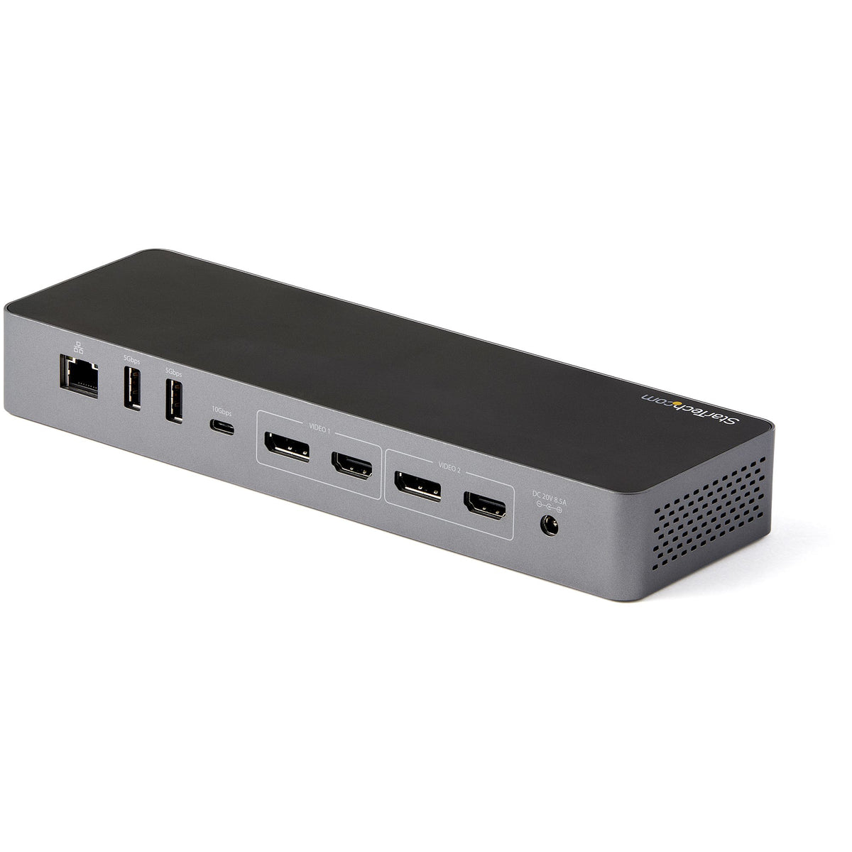 StarTech.com Thunderbolt 3 Dock mit USB-C Host-Kompatibilität - Dual 4K 60Hz DisplayPort 1.4 oder Dual HDMI Monitore - Single 8K - TB3/USB-C Laptop Docking Station - 96W PD, 5xUSB - 10 Gbit/s