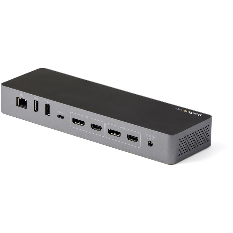 StarTech.com Thunderbolt 3 Dock mit USB-C Host-Kompatibilität - Dual 4K 60Hz DisplayPort 1.4 oder Dual HDMI Monitore - Single 8K - TB3/USB-C Laptop Docking Station - 96W PD, 5xUSB - 10 Gbit/s