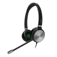 Yealink YHS36 Kopfhörer Kabelgebunden Kopfband Büro/Callcenter Schwarz, Silber