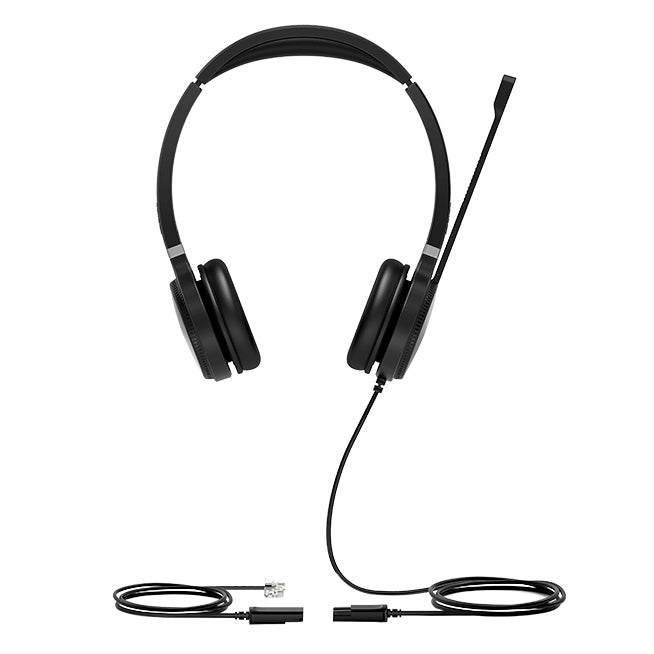 Yealink YHS36 Kopfhörer Kabelgebunden Kopfband Büro/Callcenter Schwarz, Silber