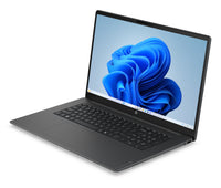 HP OmniBook 3 17-dk0132ng Intel Core 3 100U Laptop 43,9 cm (17.3") Full HD 8 GB DDR5-SDRAM 512 GB SSD Wi-Fi 6 (802.11ax) Windows 11 Home Schwarz, Grau