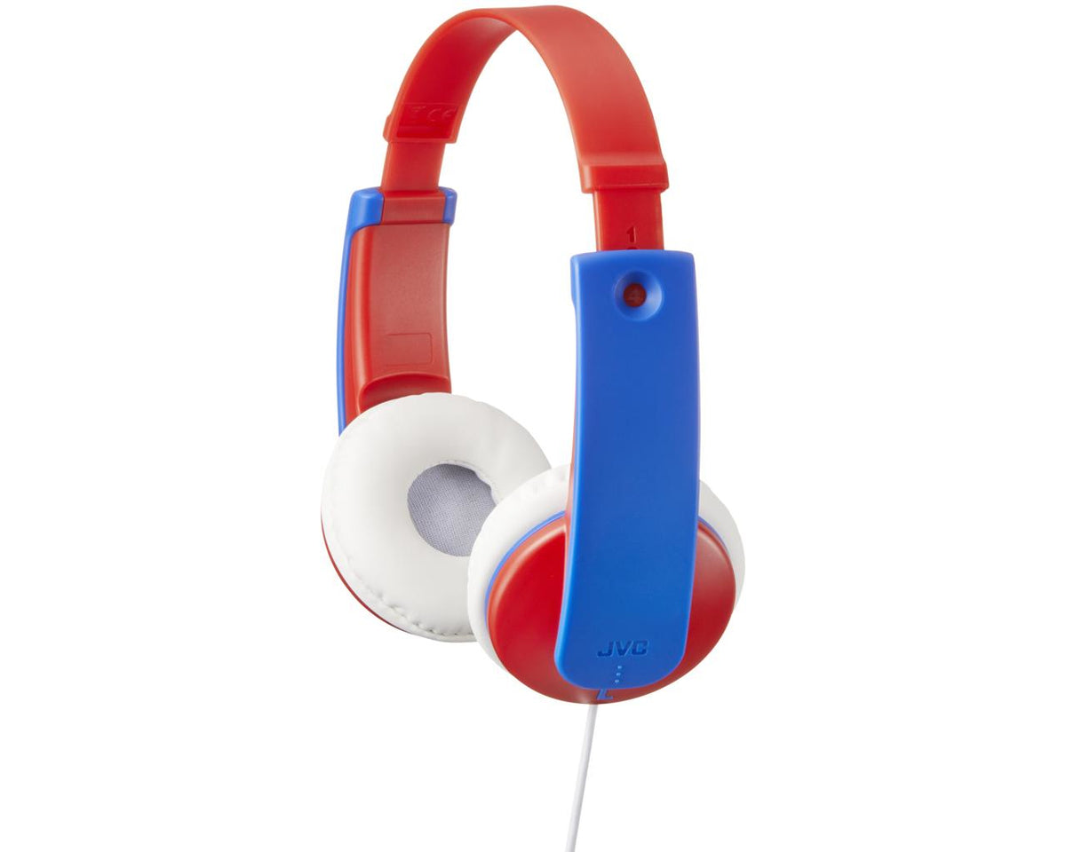 JVC HA-KD7 Kopfhörer Kabelgebunden Kopfband Musik Blau, Rot