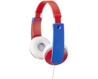JVC HA-KD7 Kopfhörer Kabelgebunden Kopfband Musik Blau, Rot