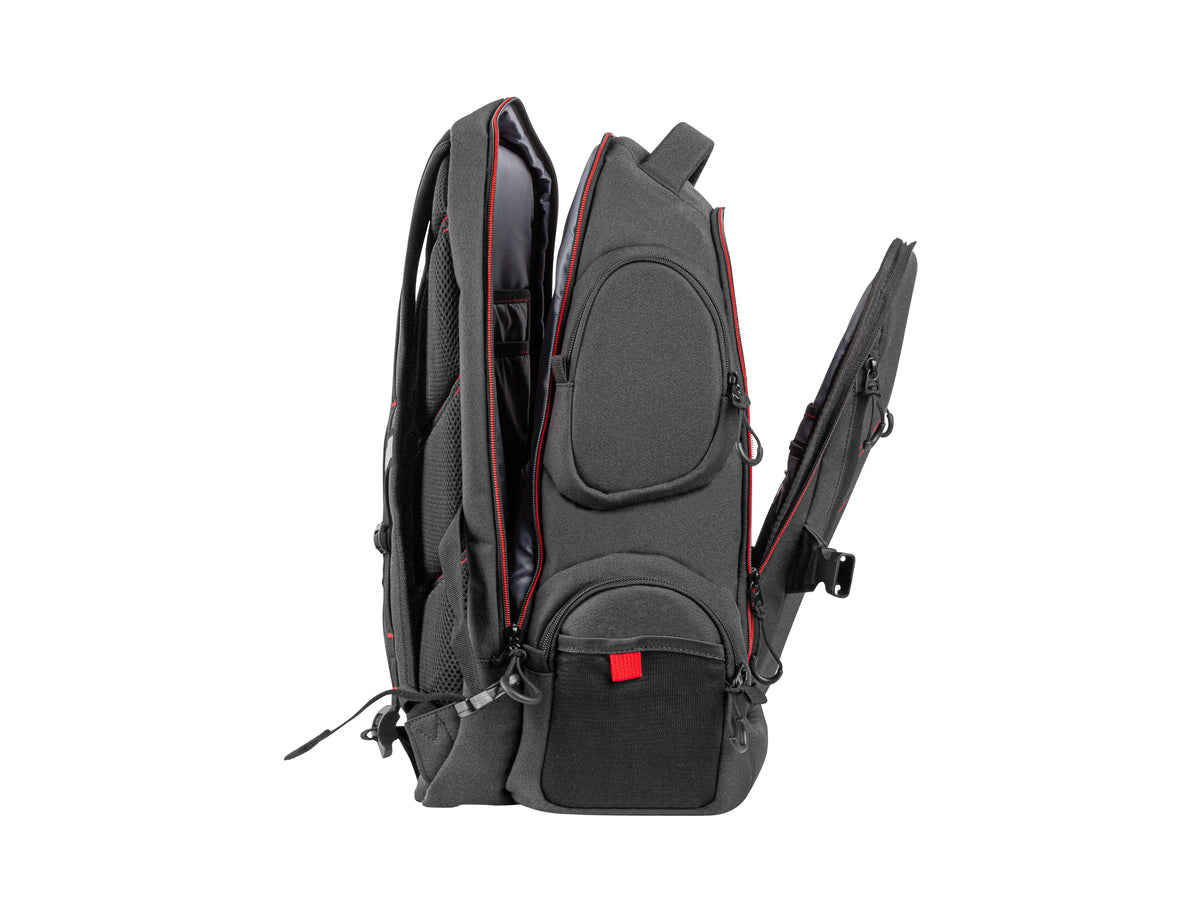 GENESIS Pallad 550 43,9 cm (17.3") Rucksack Schwarz, Rot