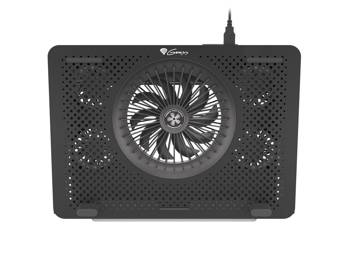 GENESIS Oxid 450 Llaptop-Kühlpad 39,6 cm (15.6") 2400 RPM Schwarz