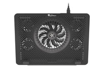 GENESIS Oxid 450 Llaptop-Kühlpad 39,6 cm (15.6") 2400 RPM Schwarz
