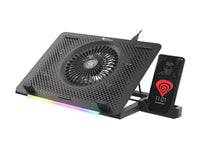 GENESIS Oxid 450 Llaptop-Kühlpad 39,6 cm (15.6") 2400 RPM Schwarz