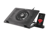 GENESIS Oxid 450 Llaptop-Kühlpad 39,6 cm (15.6") 2400 RPM Schwarz