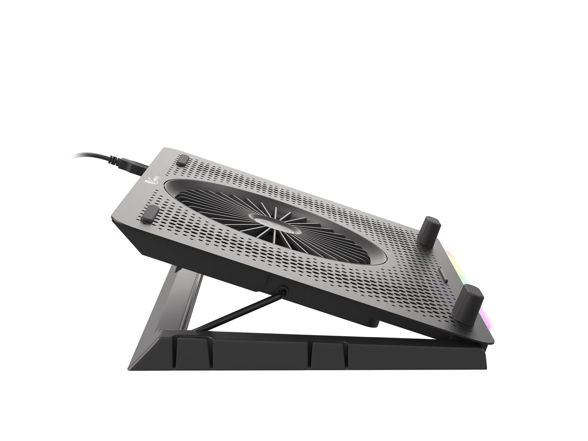 GENESIS Oxid 450 Llaptop-Kühlpad 39,6 cm (15.6") 2400 RPM Schwarz
