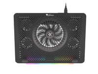 GENESIS Oxid 450 Llaptop-Kühlpad 39,6 cm (15.6") 2400 RPM Schwarz