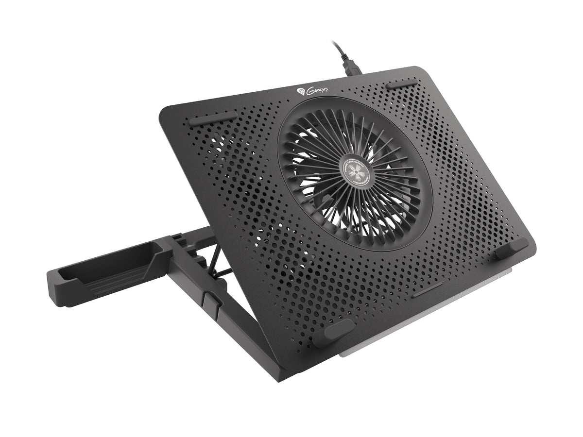 GENESIS Oxid 450 Llaptop-Kühlpad 39,6 cm (15.6") 2400 RPM Schwarz