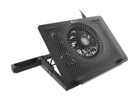 GENESIS Oxid 450 Llaptop-Kühlpad 39,6 cm (15.6") 2400 RPM Schwarz
