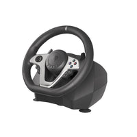 GENESIS Seaborg 400 Schwarz, Silber USB Lenkrad + Pedale Nintendo Switch, PC, PlayStation 4, Playstation 3, Xbox 360, Xbox One, Xbox One S, Xbox One X