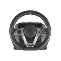 GENESIS Seaborg 400 Schwarz, Silber USB Lenkrad + Pedale Nintendo Switch, PC, PlayStation 4, Playstation 3, Xbox 360, Xbox One, Xbox One S, Xbox One X
