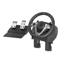 GENESIS Seaborg 400 Schwarz, Silber USB Lenkrad + Pedale Nintendo Switch, PC, PlayStation 4, Playstation 3, Xbox 360, Xbox One, Xbox One S, Xbox One X