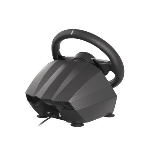 GENESIS Seaborg 400 Schwarz, Silber USB Lenkrad + Pedale Nintendo Switch, PC, PlayStation 4, Playstation 3, Xbox 360, Xbox One, Xbox One S, Xbox One X