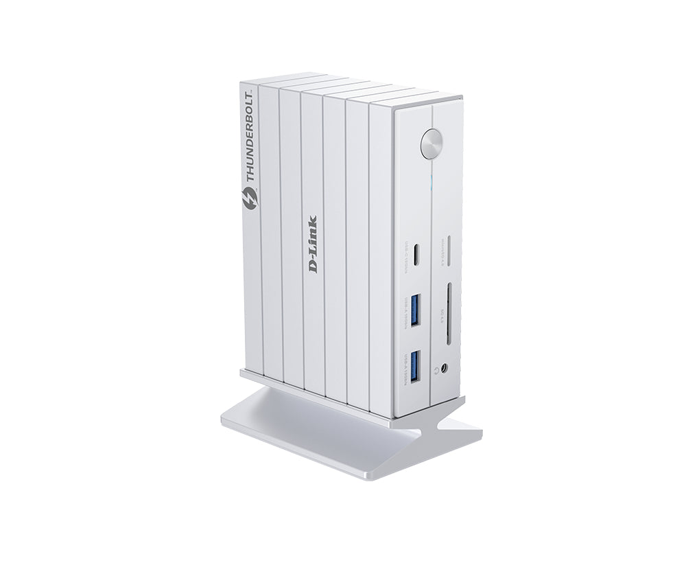D-Link DUF-E01/E laptop-dockingstation & portreplikator Kabelgebunden Thunderbolt 4 Weiß