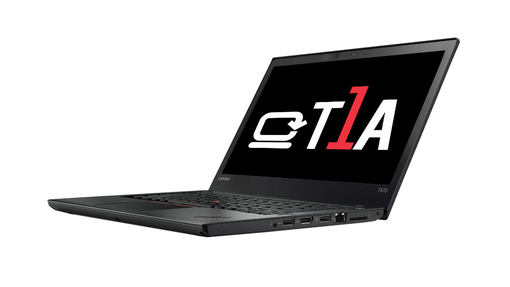 T1A ThinkPad Lenovo T470 Refurbished Intel® Core™ i5 i5-6200U Laptop 35,6 cm (14") Full HD 8 GB DDR4-SDRAM 256 GB SSD Wi-Fi 5 (802.11ac) Windows 10 Pro Deutsch Schwarz